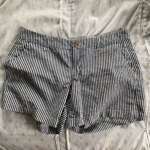 Old Navy Navy Seersucker Shorts